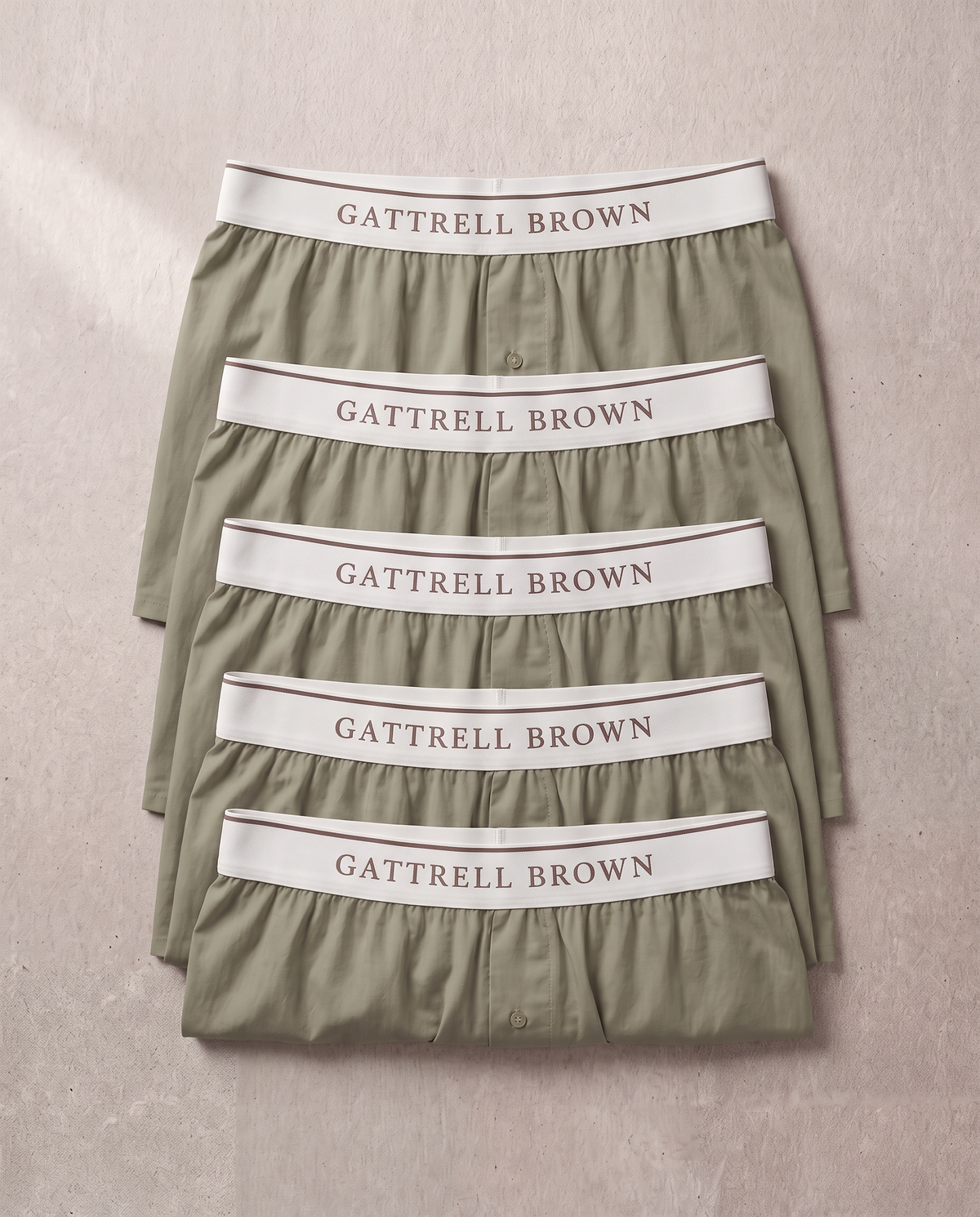 The Signature Boxer 5 Pack in green