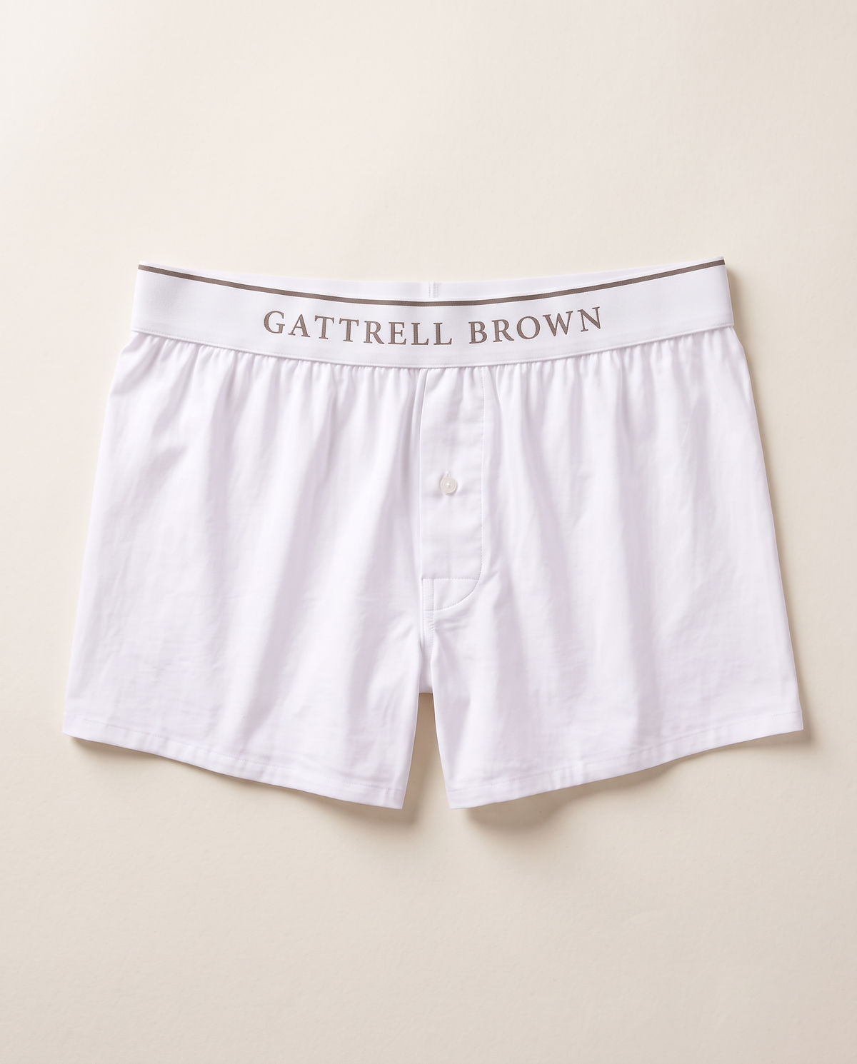 The Signature Boxer in white