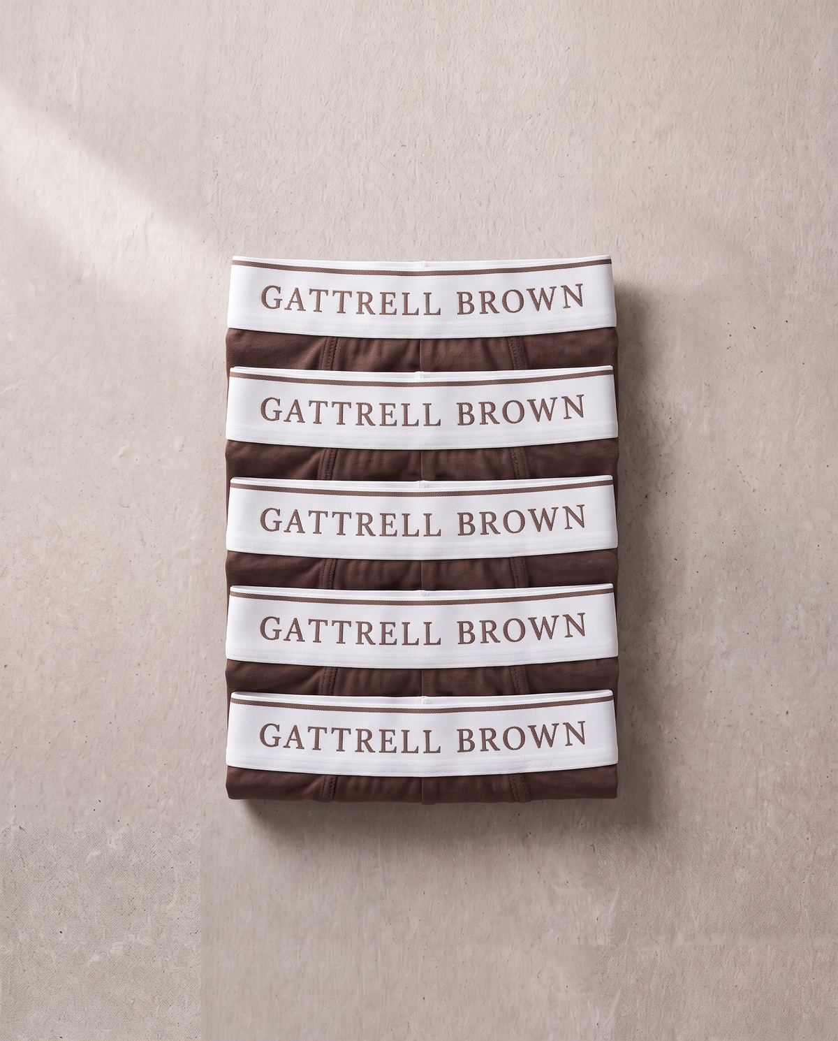 The Original Trunk 5 Pack in brown